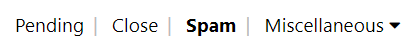OTRS Spam-Button